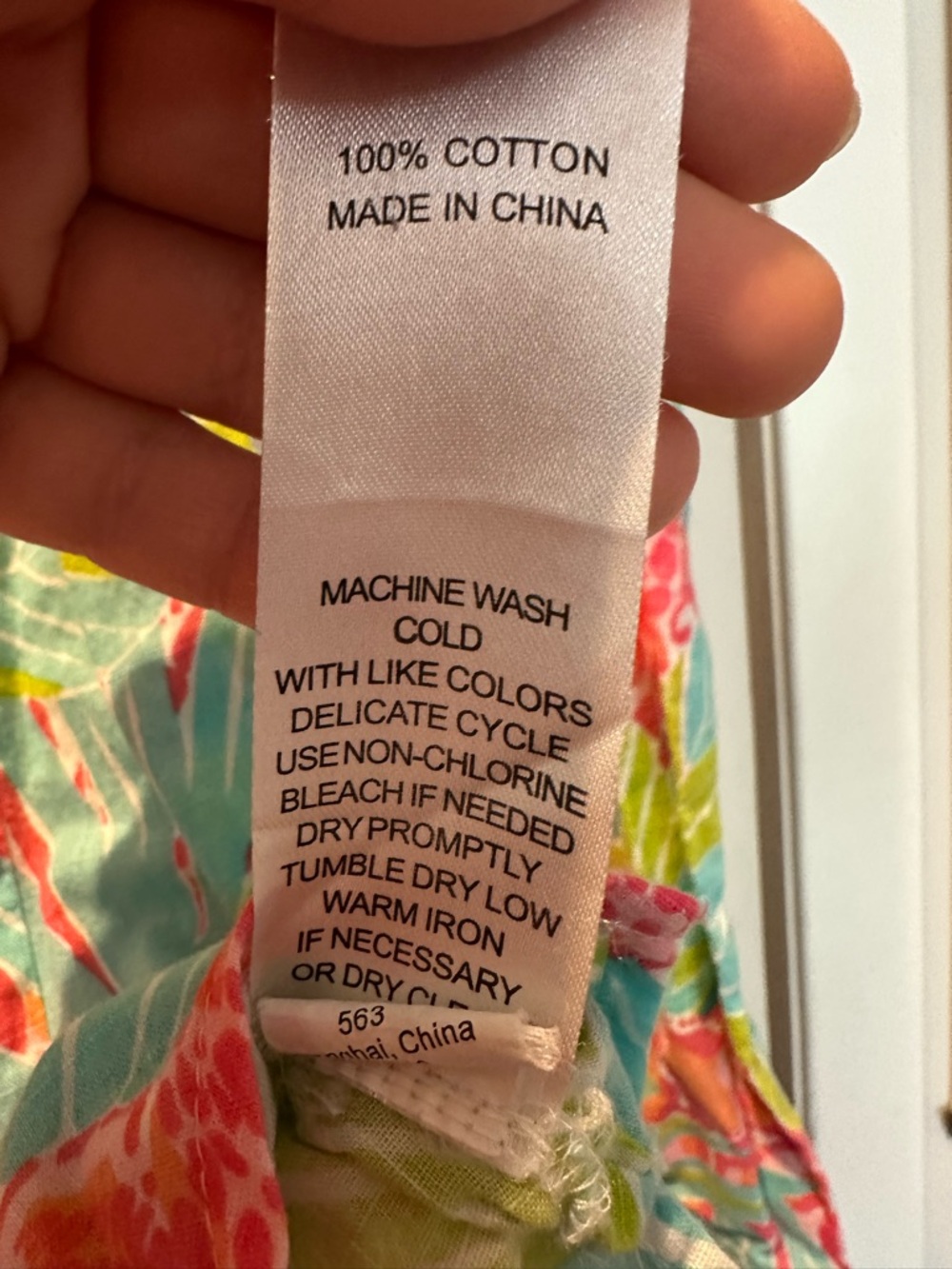 Lilly Pulitzer Tropical Print Cotton Button-Down Shirt - Picture 5 of 5